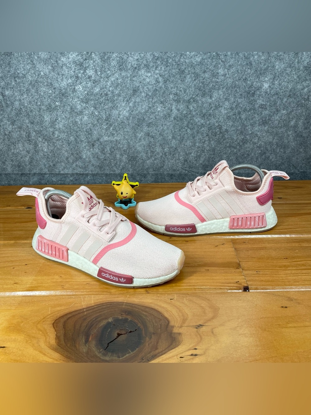 Adidas NMD R1 Womens Size 8.5 Icey Pink White Tactile Rose Boost Sneakers EG5647